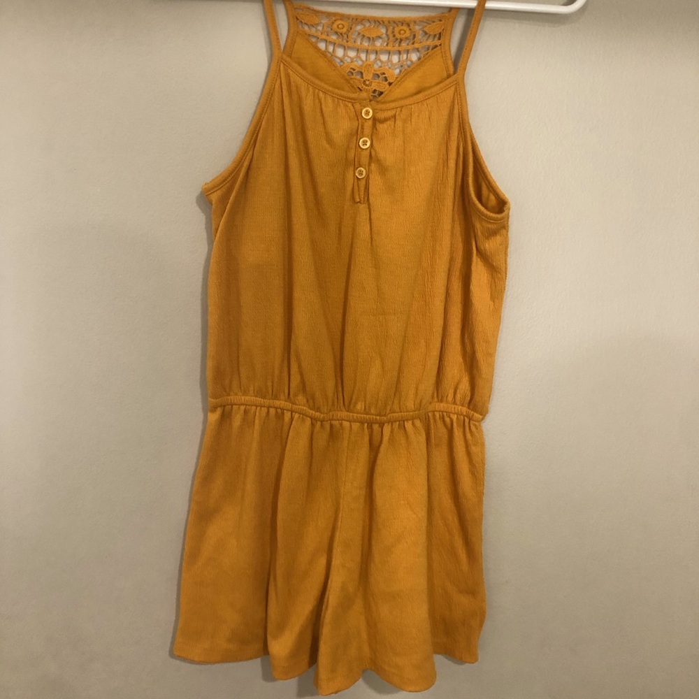 yellow romper